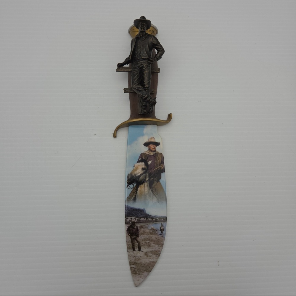 John Wayne Collectable Western Legend Plaque Bradford Exchange